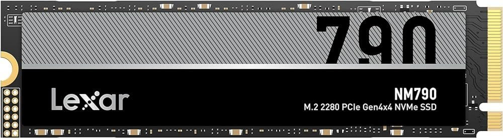 Lexar NM790 | 2TB NVMe SSD | M.2 Gen4 | 7.400MB/s Lezen | 6.500MB/s Schrijven