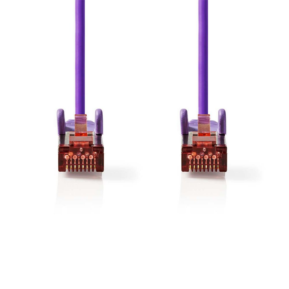 Nedis S/FTP Cat 6 Netwerkkabel | 2 m | Violet - Matmuis - Matmuis