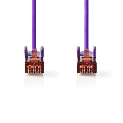Nedis S/FTP Cat 6 Netwerkkabel | 2 m | Violet - Matmuis - Matmuis