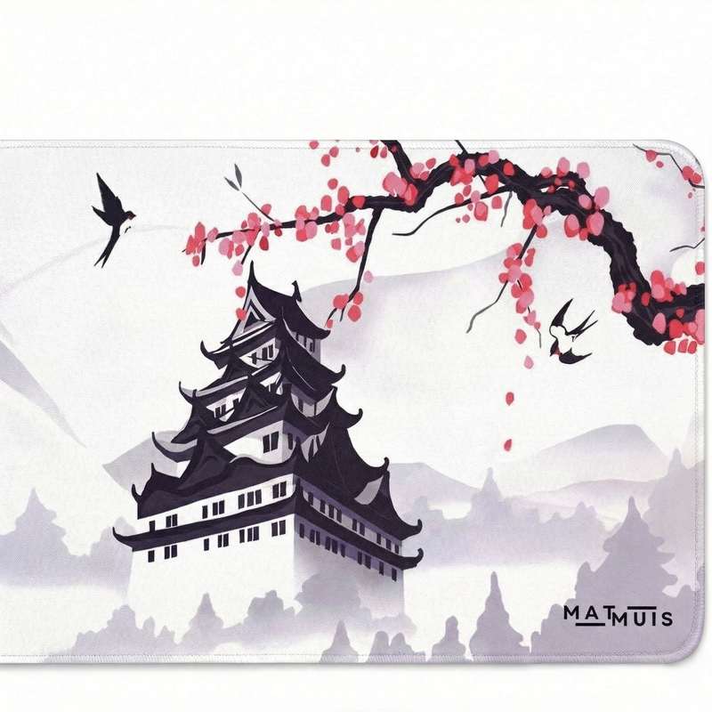XXL Muismat | Cherry Blossom Temple - Matmuis