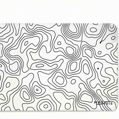 XXL Muismat | Topo Vector White - Matmuis