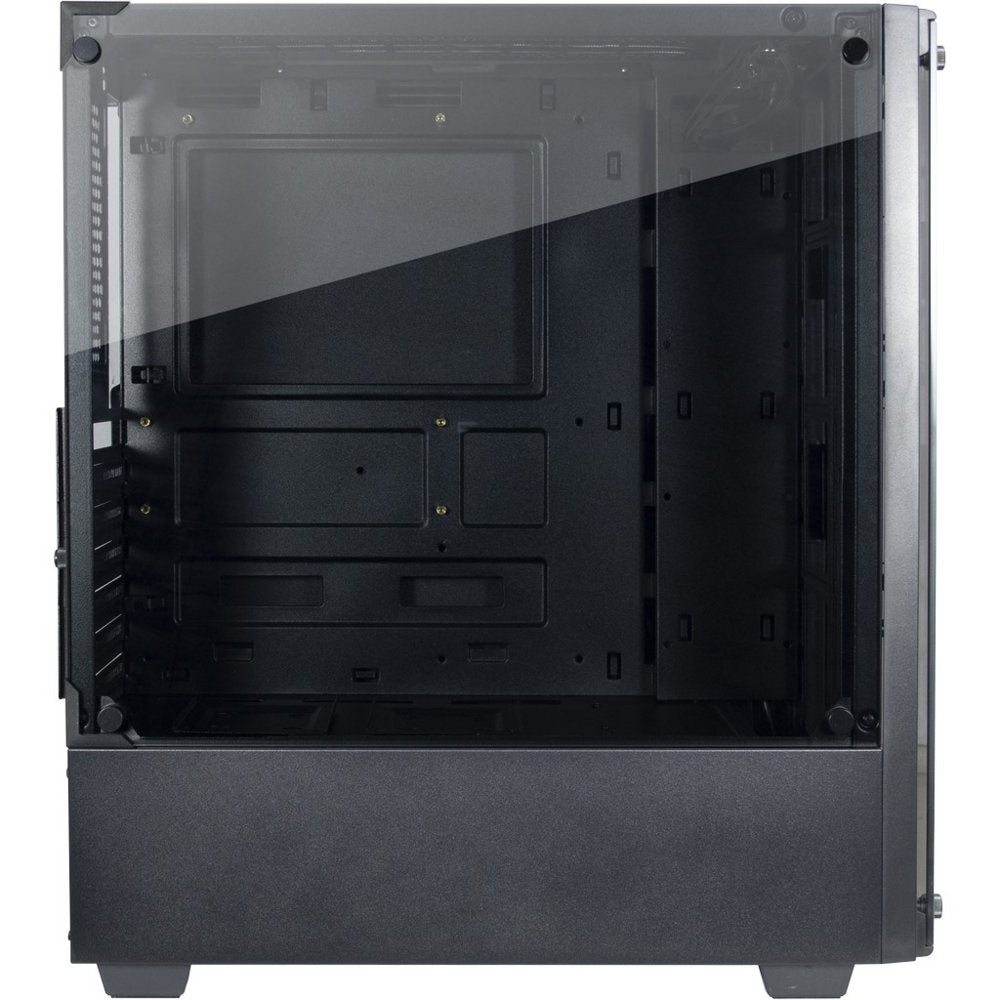 Inter-Tech C-303 Mirror | Tower Case | Zwart - Matmuis