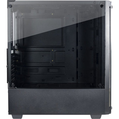 Inter-Tech C-303 Mirror | Tower Case | Zwart - Matmuis