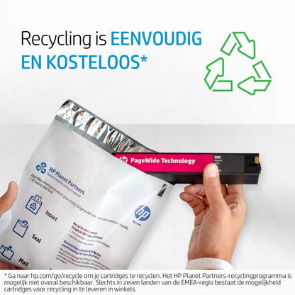 HP 973X | Originele High-Capacity Gele PageWide Cartridge - Matmuis - Matmuis
