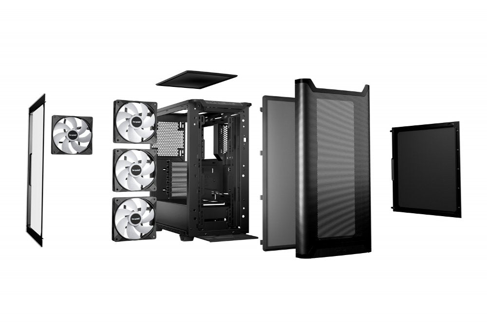 be quiet! PURE BASE 501 LX RGB | Midi Tower Case | Zwart - Matmuis