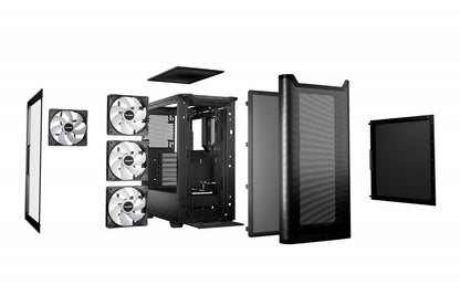 be quiet! PURE BASE 501 LX RGB | Midi Tower Case | Zwart - Matmuis