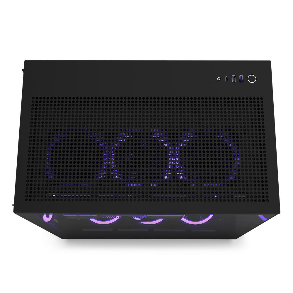 NZXT H9 Flow | Midi Tower Case | Zwart - Matmuis