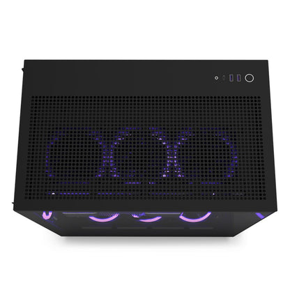 NZXT H9 Flow | Midi Tower Case | Zwart - Matmuis