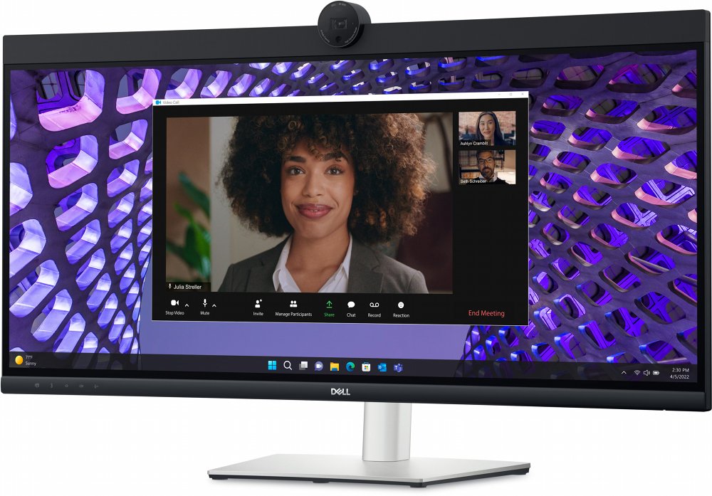 Dell P3424WEB | 34,1" WQHD IPS Curved Monitor (3440x1440) | USB-C | Webcam | Zwart