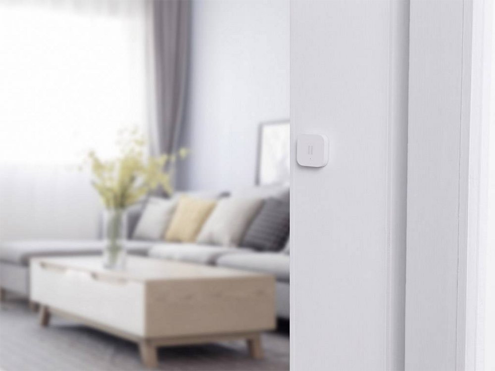 Aqara Vibratiesensor | Detecteert trillingen, kantelingen en bewegingen | Draadloos | Batterijgevoed (CR2032) | Zigbee 3.0 | Compatibel met HomeKit, Alexa, Google Assistant | Wit