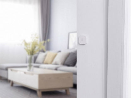 Aqara Vibratiesensor | Detecteert trillingen, kantelingen en bewegingen | Draadloos | Batterijgevoed (CR2032) | Zigbee 3.0 | Compatibel met HomeKit, Alexa, Google Assistant | Wit