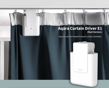 Aqara Curtain Driver E1 | Rod Version | Zigbee 3.0 | 6400 mAh | Wit - Matmuis - Matmuis