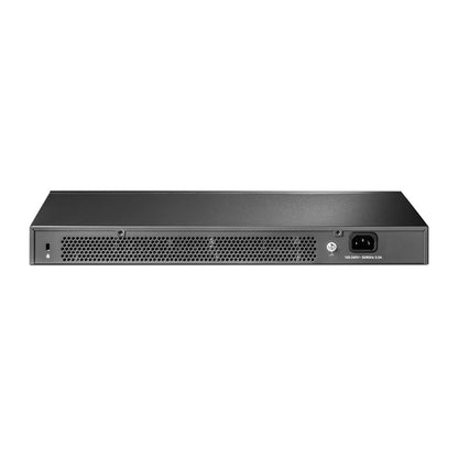 TP-Link TL-SG3428X | JetStream Managed L2+ Switch | 24 Poorten | Gigabit Ethernet (10/100/1000 Mbps) | 4x 10G SFP+ | Omada SDN | Rackmount | Zwart - Matmuis