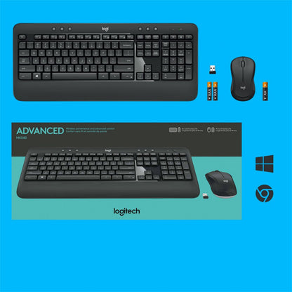 QWERTZ | Logitech MK540 Advanced | Draadloze Muis en Toetsenbordcombo | QWERTZ - Matmuis - Matmuis