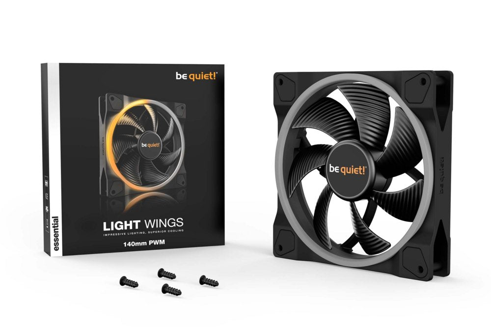 be quiet! Light Wings | 140mm PWM Case Fan | Zwart | 1 stuk - Matmuis - Matmuis
