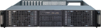 Inter-Tech IPC 2U-20248 | Server Rack Case | Zwart - Matmuis