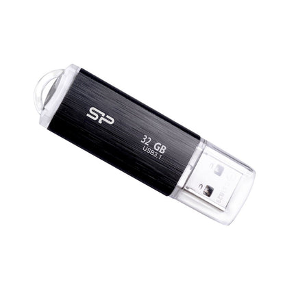 Silicon Power Blaze B02 | 32GB USB-A 3.2 Flash Drive | Zwart - Matmuis