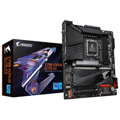 Gigabyte Z790 AORUS ELITE AX | Socket LGA 1700 | Intel Z790 | 4xDDR5 | ATX | Moederbord - Matmuis