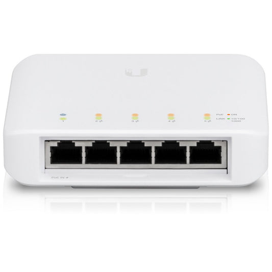Ubiquiti Networks UniFi USW Flex Mini | Managed Switch | 5 Poorten | Gigabit Ethernet (10/100/1000 Mbps) | PoE | Wit - Matmuis