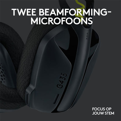 Logitech G435 Wireless Gaming Headset | Bluetooth & Lightspeed | Hoofdband | Zwart - Matmuis - Matmuis
