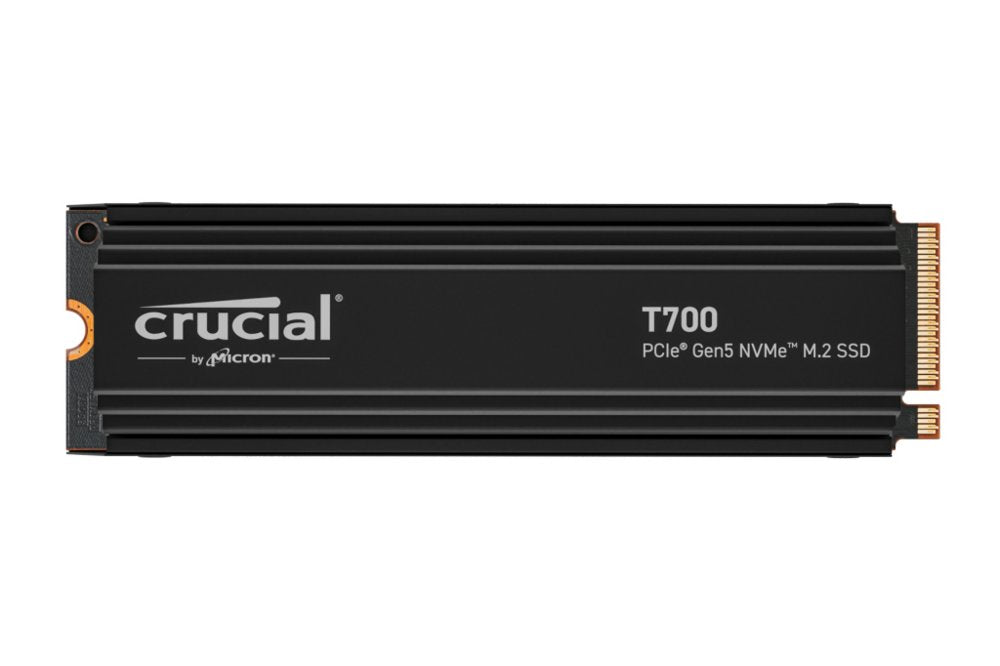 Crucial T700 | 4TB NVMe SSD | M.2 Gen5 | 12.400MB/s Lezen | 11.800MB/s Schrijven | Heatsink - Matmuis - Matmuis