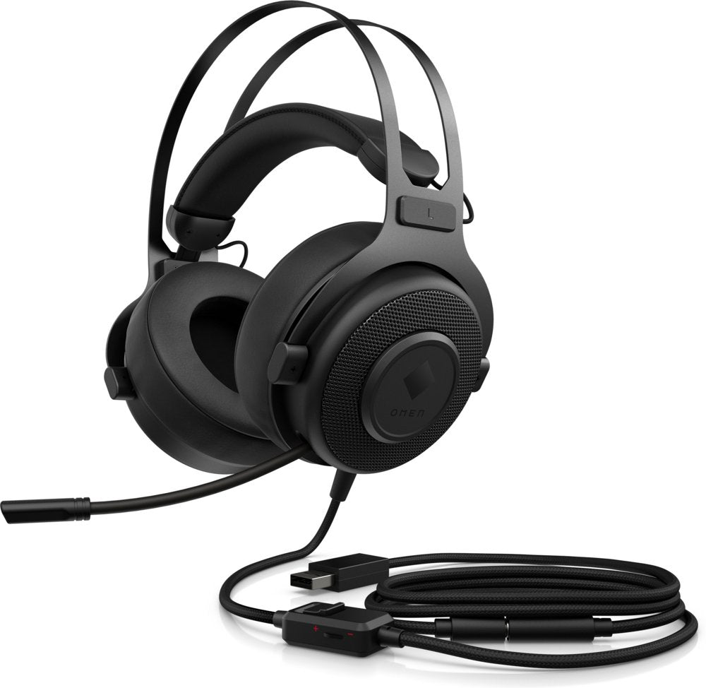 HP Omen Blast | Bedrade Over-ear Gaming Headset 3.5mm Connector | Zwart - Matmuis - Matmuis