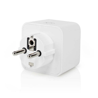 Nedis WIFIP121FWT | Wi-Fi Smart Plug | 3680 W | Energiemeter | Spraakbediening | Wit - Matmuis