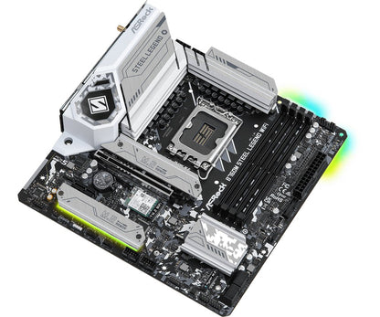 Asrock B760M Steel Legend WiFi | Socket LGA 1700 | Intel B760 | 4xDDR5 | Micro-ATX | Moederbord - Matmuis - Matmuis