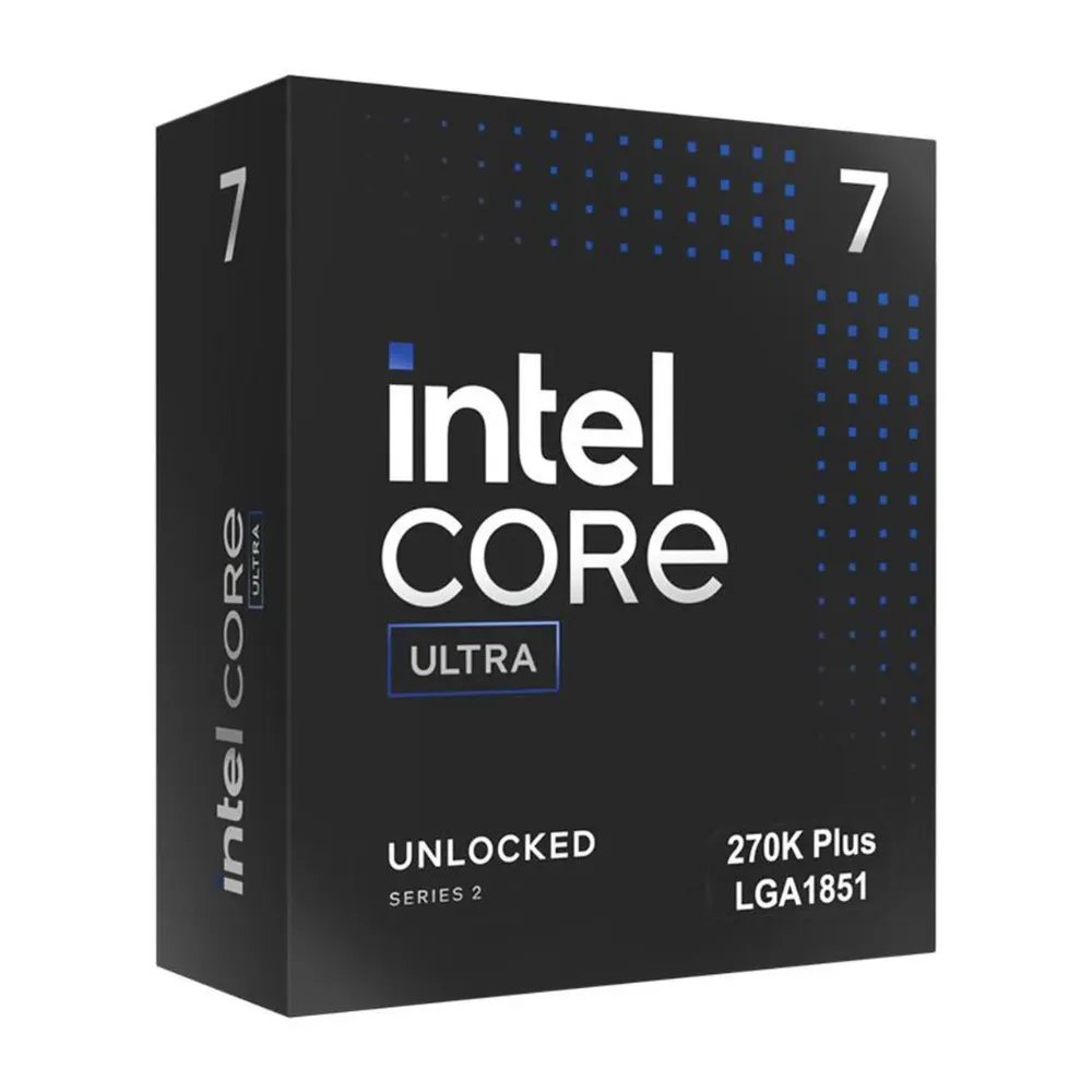 Intel Core Ultra 7 270K Plus | 24-Core | 3.7GHz / 5.5GHz Turbo | 36MB Smart Cache | Socket 1851 | Boxed Processor - Matmuis