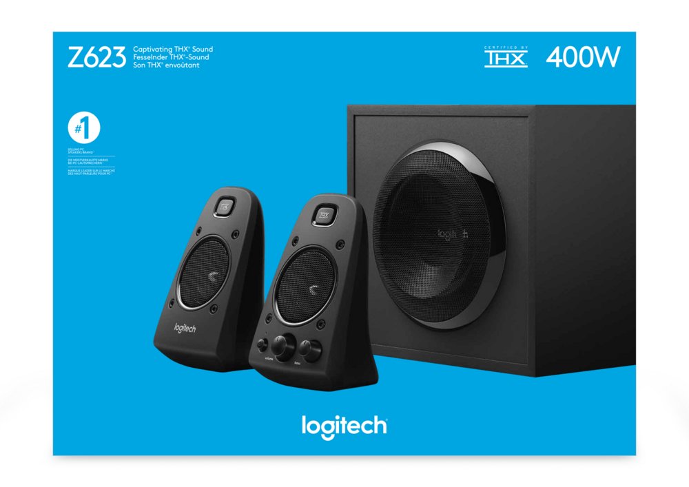 Logitech Z623 | 2.1 Luidsprekerset | THX Gecertificeerd | 200W RMS - Matmuis - Matmuis