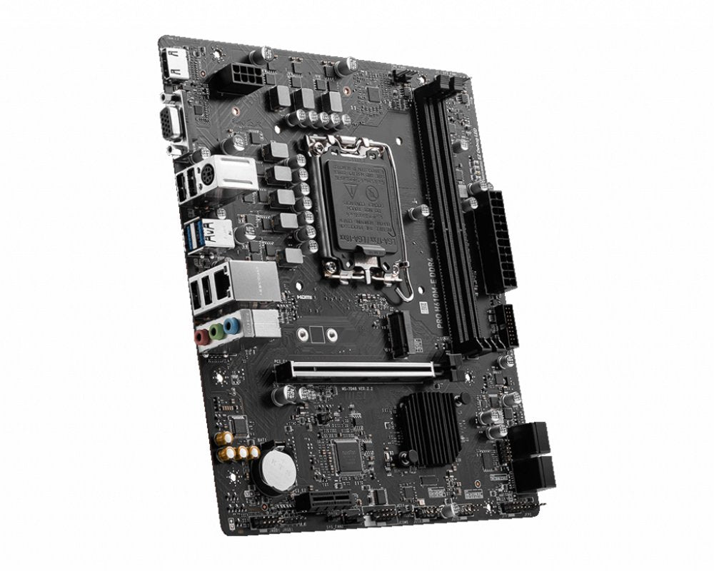 MSI PRO H610M-E | Socket LGA 1700 | Intel H610 | 2xDDR4 | Micro-ATX | Moederbord | OPEN BOX