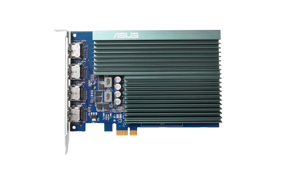 ASUS GT730-4H-SL-2GD5 | NVIDIA GeForce GT 730 | 2GB GDDR5 | Passief gekoeld | 4x HDMI-uitgang - Matmuis - Matmuis