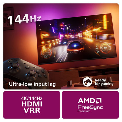 Philips The One 55PUS8949 | 55" 4K Ultra HD LED Ambilight Smart TV | Titan OS | Dolby Vision | AI Sound | 144Hz - Matmuis - Matmuis