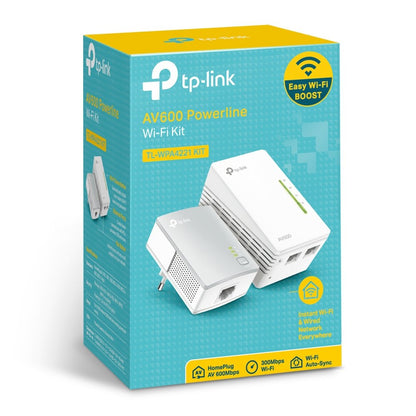 TP-Link AV600 | Powerline Adapter Set | 300 Mbps Wi-Fi N300 | 600 Mbps Powerline | Starter Kit - Matmuis