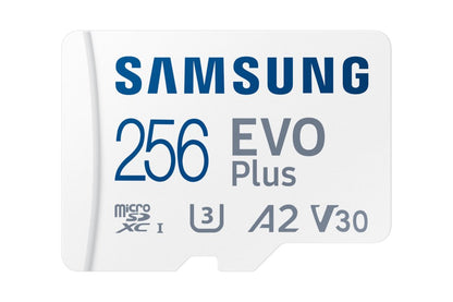 Samsung EVO Plus | MicroSDXC | 256GB | Class 10 | UHS-I U3 | Betrouwbare Opslag - Matmuis - Matmuis