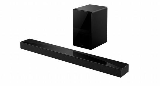 TCL Q75H | 5.1.2 Soundbar | Dolby Atmos & DTS:X | 620W | Draadloze Subwoofer | Titanium - Matmuis