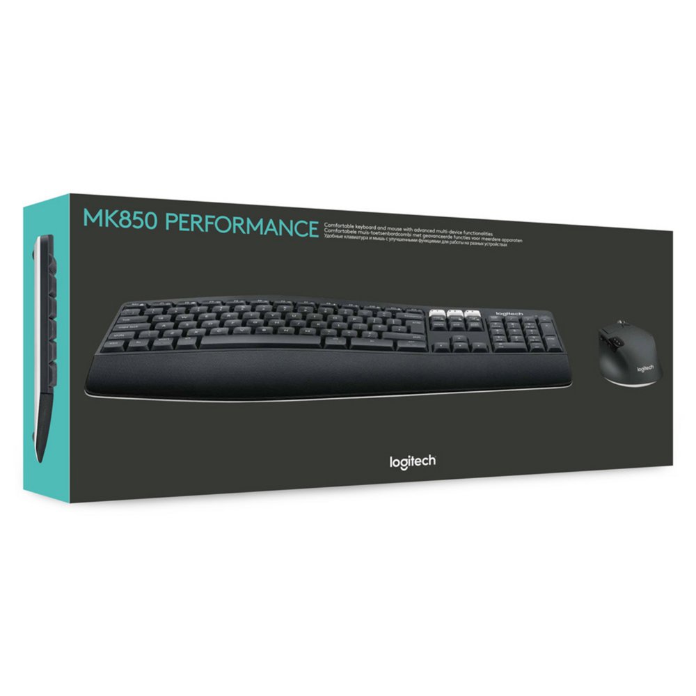 QWERTZ | Logitech MK850 Performance | Draadloze Muis en Toetsenbordcombo | QWERTZ - Matmuis - Matmuis