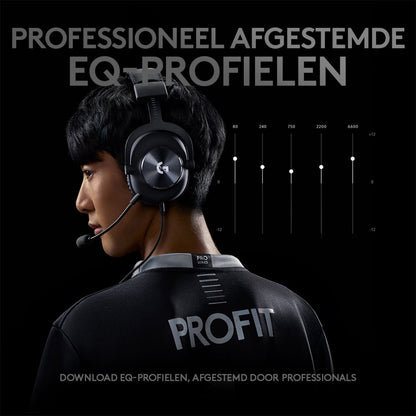 Logitech G Pro X | Bedrade Over-ear Gaming Headset | USB-A & 3.5mm | Zwart - Matmuis - Matmuis