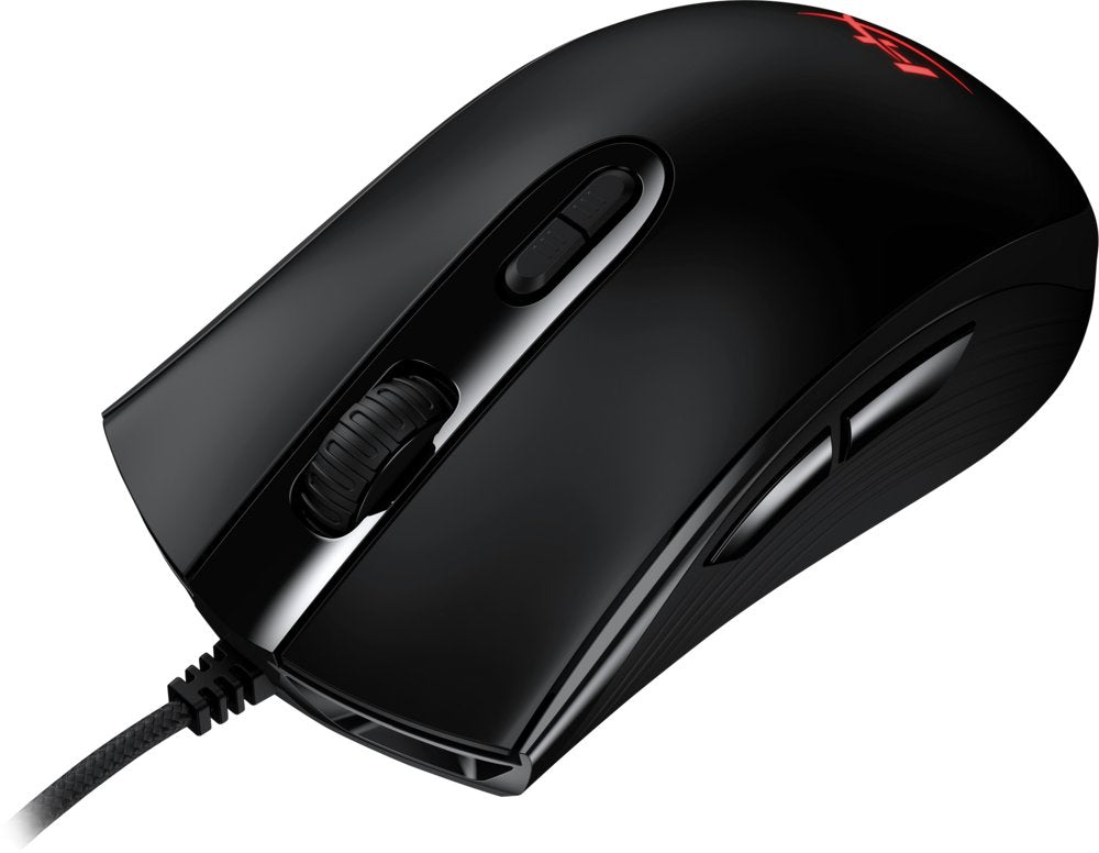 HyperX Pulsefire Core | Bekabelde Gaming Muis | Rechtshandig | USB-A | 6200 DPI | Zwart - Matmuis - Matmuis
