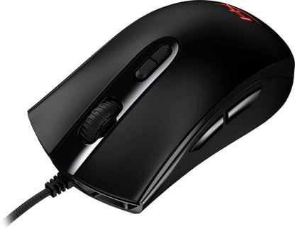 HyperX Pulsefire Core | Bekabelde Gaming Muis | Rechtshandig | USB-A | 6200 DPI | Zwart - Matmuis - Matmuis