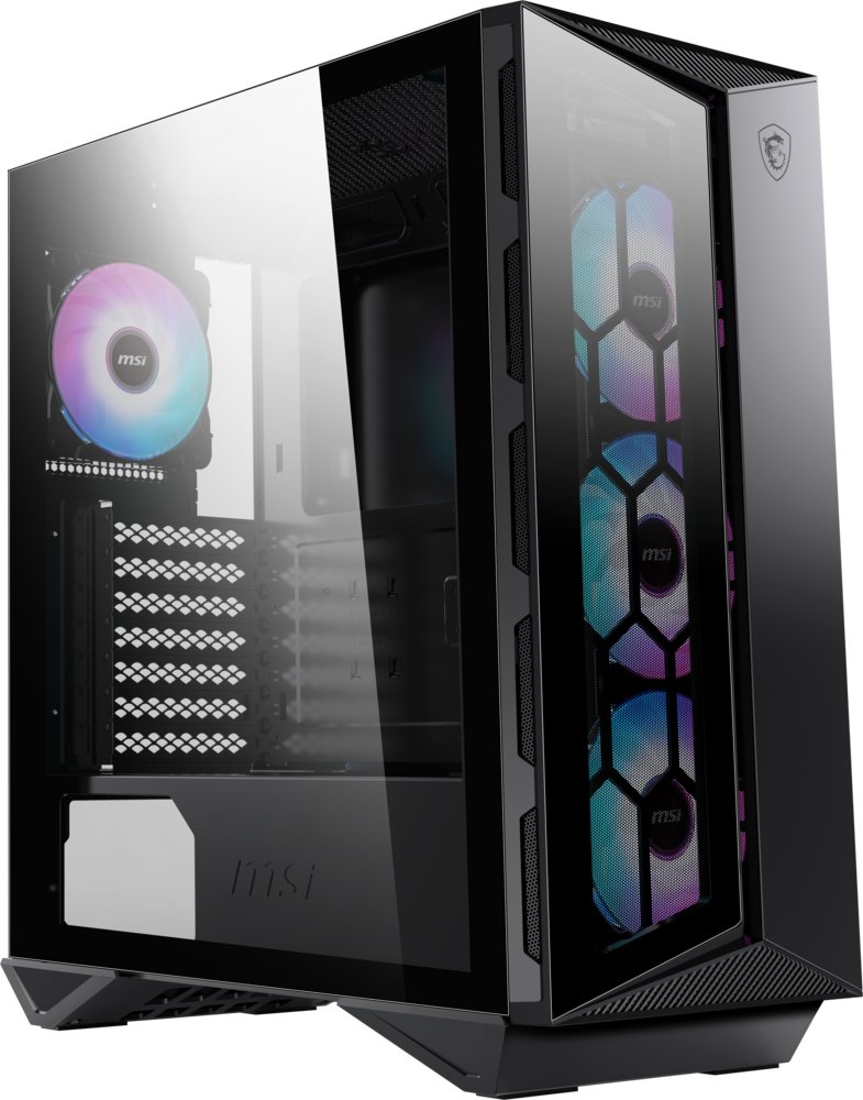 MSI MPG Gungnir 110R RGB | Midi Tower Case | Zwart - Matmuis