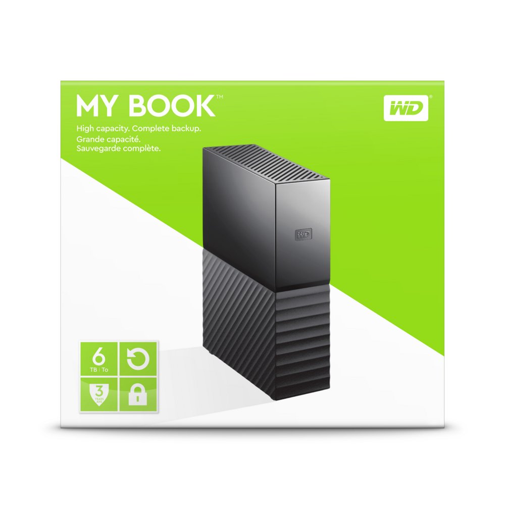 WD My Book Externe Harde Schijf | 6TB | USB 3.2 | Zwart - Matmuis