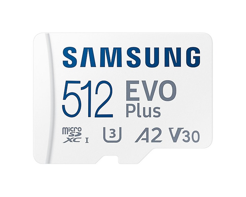 Samsung EVO Plus | MicroSDXC | 512GB | Class 10 | UHS-I U3 - Matmuis - Matmuis