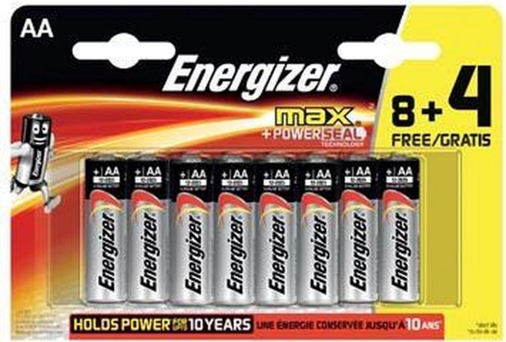 Energizer Max Plus | AA-batterijen | Alkaline | 12-pack - Matmuis - Matmuis