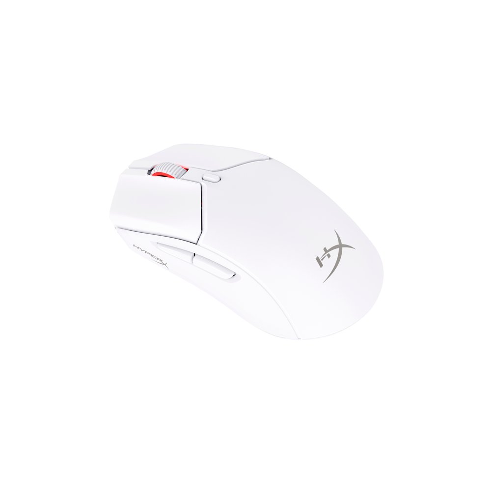 HyperX Pulsefire Haste 2 | Draadloze Gaming Muis | Rechtshandig | RF + Bluetooth + USB-A | 26000 DPI | Wit - Matmuis - Matmuis
