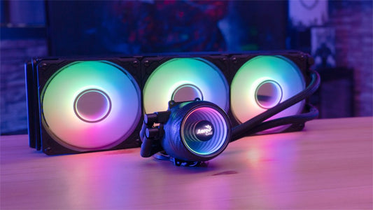 Aerocool Mirage L360 3 x 120MM ARGB RGB/GAMING Waterkoeler - Matmuis