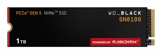 WD Black SN8100 | 1TB NVMe SSD | PCIe 5.0 x4 | M.2 | Tot 12.000 MB/s - Matmuis