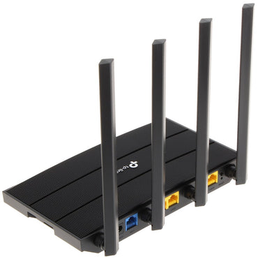 TP-Link Archer C6U | WiFi 5 Router (AC1200) | Dual-band 2.4 GHz / 5 GHz | Gigabit Ethernet | Zwart - Matmuis - Matmuis