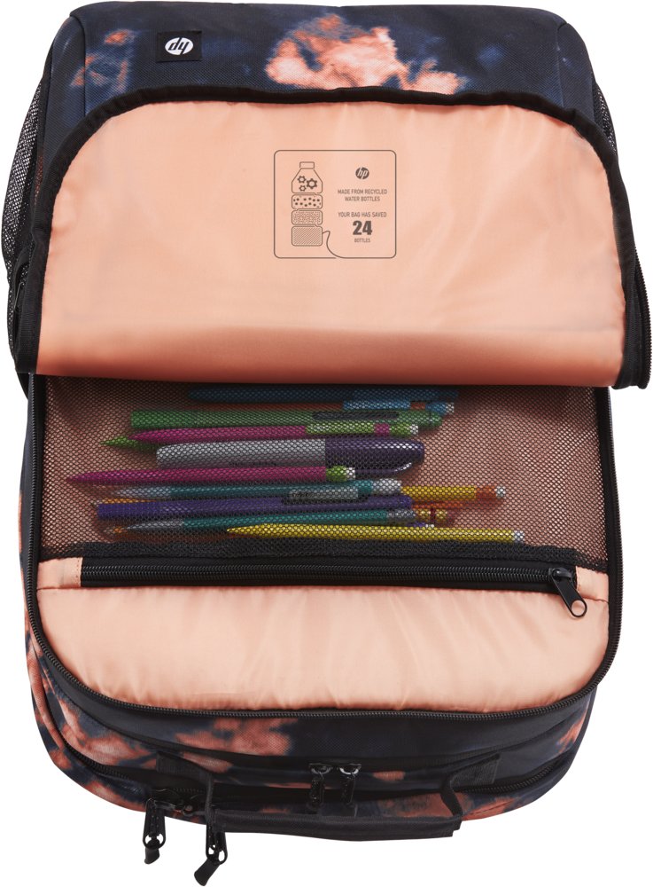 HP Campus XL Rugzak – Tie-Dye | 16 inch Laptopvak | 20L Inhoud - Matmuis - Matmuis