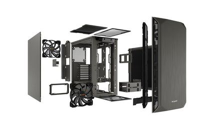 be quiet! Pure Base 500 | Midi Tower Case | Grijs - Matmuis